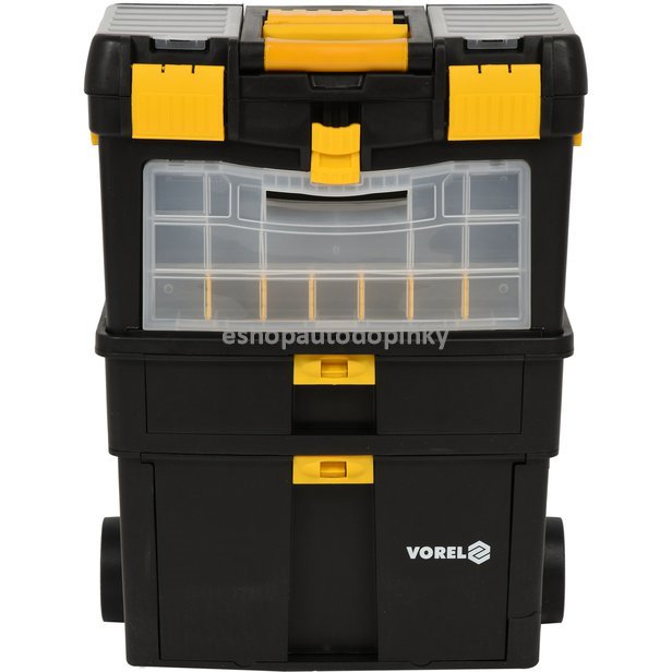 Pojízdná skříň na nářadí s odnímatelným organizérem