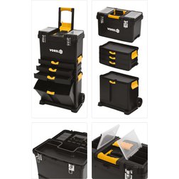 Pojízdná skříň na nářadí 3 dílná