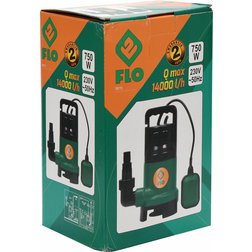 Čerpadlo ponorné 750 W 14000 l/h 10m FLO