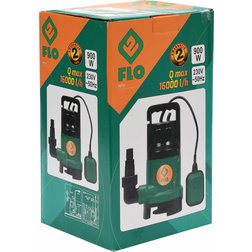 Čerpadlo ponorné 900 W 16000 l/h 10m FLO