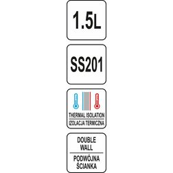 Stolní termoska NEREZ 1,5l