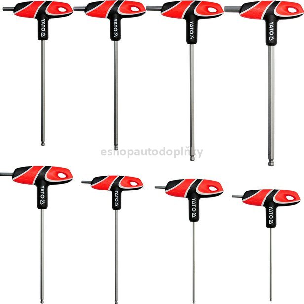 Sada šroubováků T imbus kulový 8 ks 2,5 - 10 mm