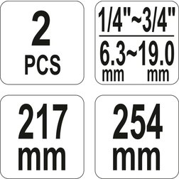 Kleště na spony a hadice - sada 2ks