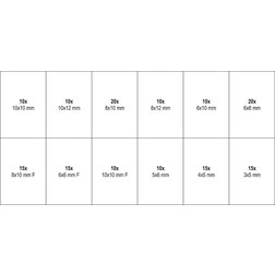 Šrouby bezhlavé, imbusové sada 160 ks