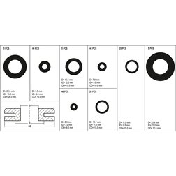 Gumové průchodky sada 180 ks