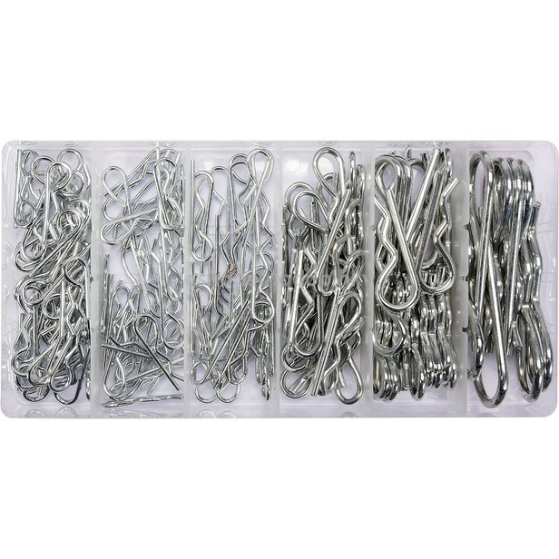 Závlačky pružinové sada 150ks