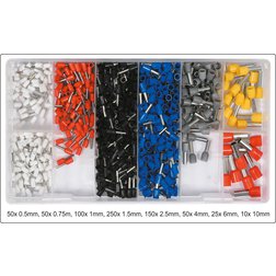 Izolované krimpovací kabelové koncovky sada 685ks