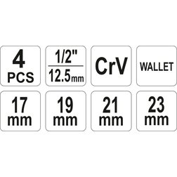 Křížový klíč na matice kol, skládací
