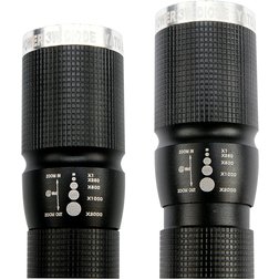 Svítilna kapesní voděodolná IP64, fce ZOOM, 110lm, 1xAA, 100x25mm