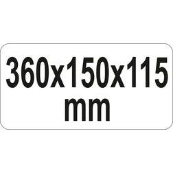 Box na nářadí 360x150x115mm