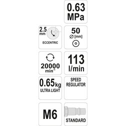 Pneumatická úhlová bruska