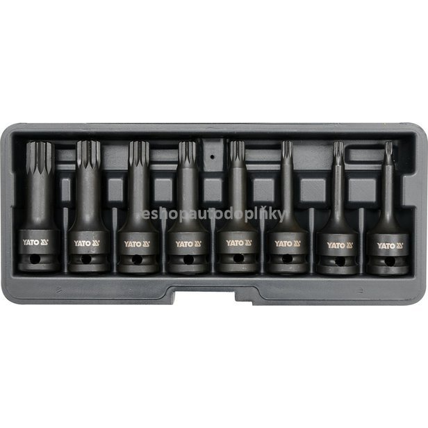 Sada nástrčných klíčů 1/2" Spline, 8ks