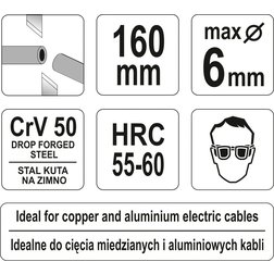 Kleště štípací boční 160 mm