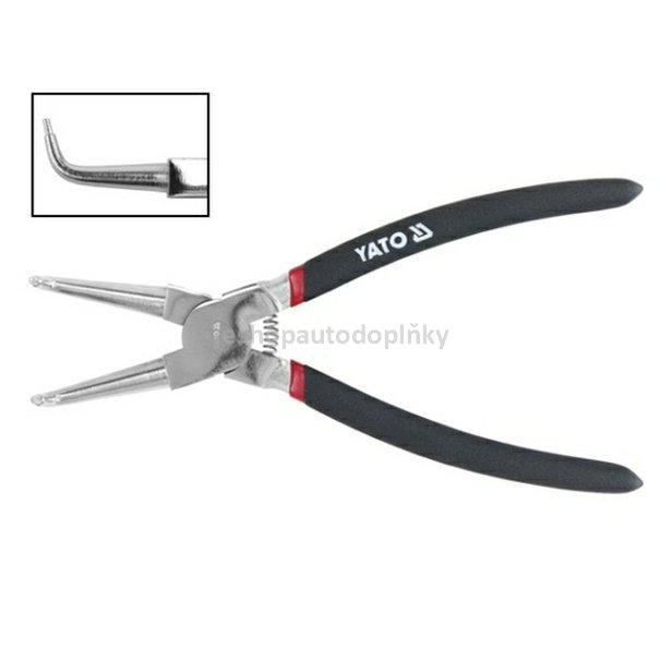 Kleště na ségrovky 150 mm vnitřní ohnuté CrV