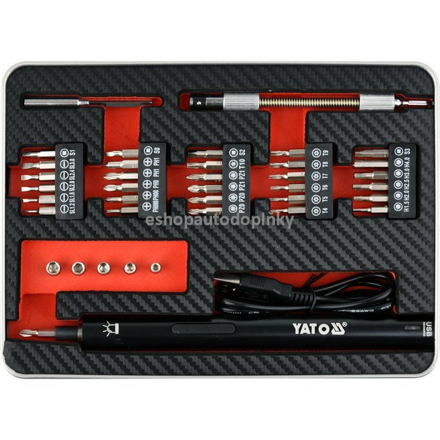 Přesný aku šroubovák 3,6V SET 39PCS