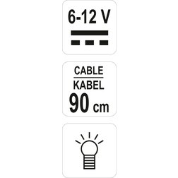 Zkoušečka napětí 6-12V kabel 90cm