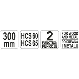 Pila na dřevo a kov 300 mm oblouková