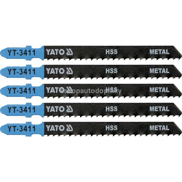 List pilový do přímočaré pily 100 mm na kov TPI8 5 ks