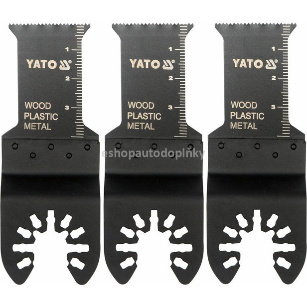 Pilový list na ponor. řezy BIM pro multifunkci, 28,5mm (dřevo, plast, kov), sada 3ks