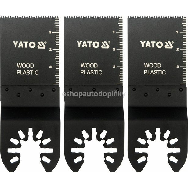 Pilový list na ponor. řezy HCS pro multifunkci, 34mm (dřevo, plast), sada 3ks