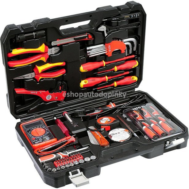 Sada elektro nářadí 68 ks kufřík