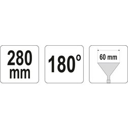 Kleště na ohýbání plechu 280 mm 180° rovné