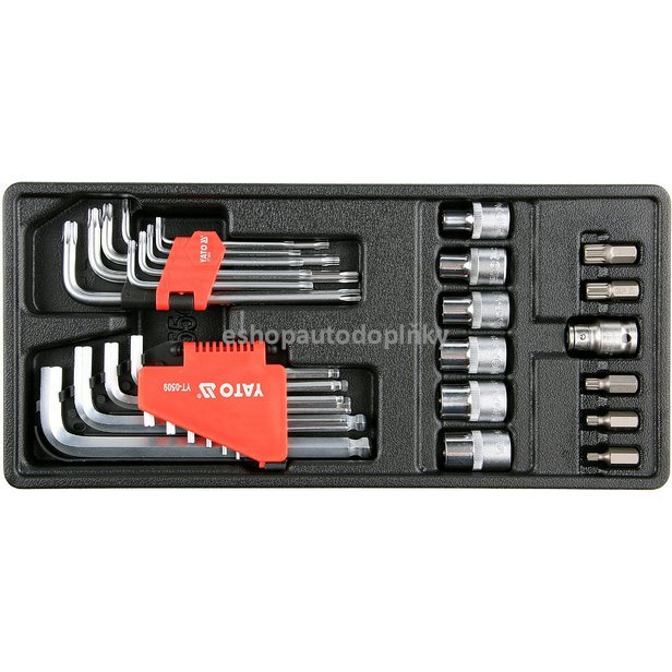 Vložka do zásuvky - sada imbus, torx, bity 31ks