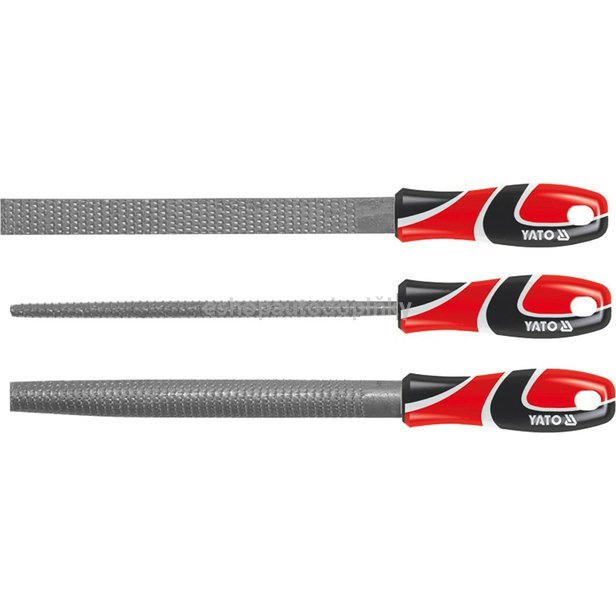 Rašple na dřevo sada 3 ks 250 mm #45