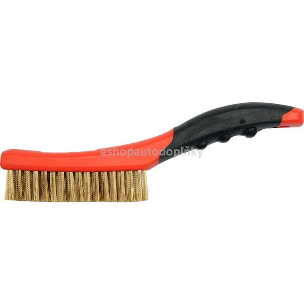 Kartáč drátěný ruční 260 mm mosaz