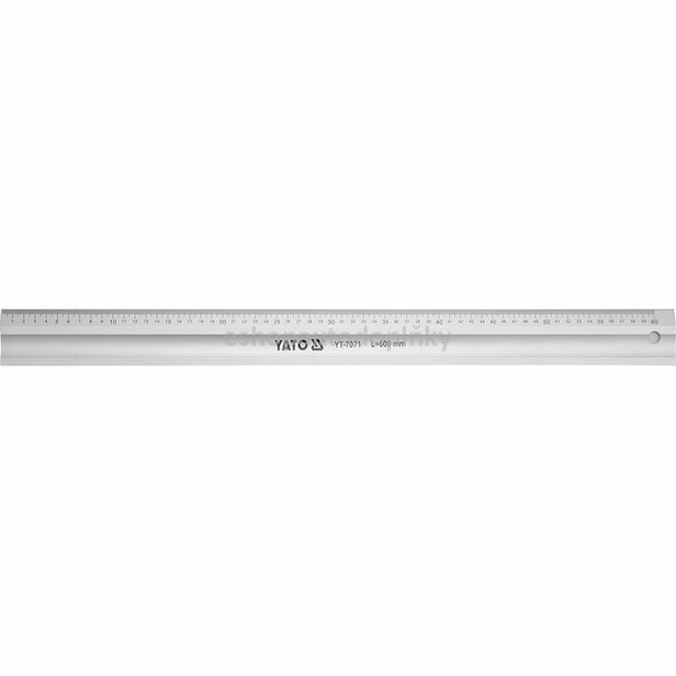 Měřící hliníková lať 600mm