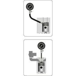 Měřící přístroj kompresního tlaku (hadička)