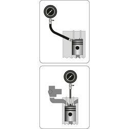 Měřící přístroj kompresního tlaku (sada)