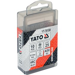 Bit křížový 1/4" PZ1 x 25 mm 10 ks S2