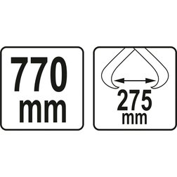 Hák pro zvedání dřeva lesnický dlouhý 770 mm