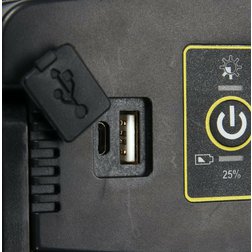 Lampa pracovní s reproduktorem 2 x 15W IP44