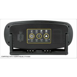 Lampa pracovní s reproduktorem 2 x 15W IP44