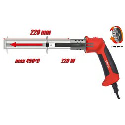 Termický nůž na pěnový polystyrén, 230V, 220W, 70°-450°