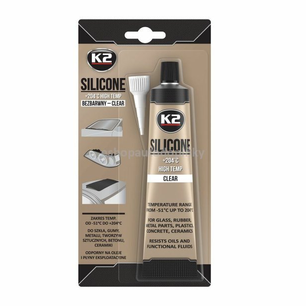 K2 SILICONE CLEAR 85 g - vysokoteplotní čirý silikon