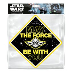 Dekor na přísavku STAR WARS YODA
