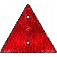 odrazka trojúhelník, červená