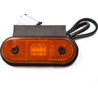 poziční LED světlo 12/24V, s držákem, oranžové