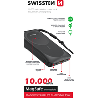 SWISSTEN POWER BANK (MagSafe compatible) 10000 mAh