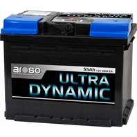 Autobaterie / akumulátor kyselino-olověný Aroso Ultra Dynamic 12V 55Ah 480A EN
