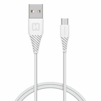 Swissten Datový kabel USB / micro USB 1,5 m bílý