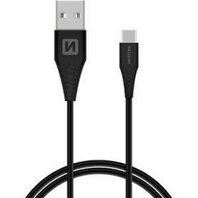 Swissten Datový kabel USB / USB-C Super fast charging 5A 1,5 m černý