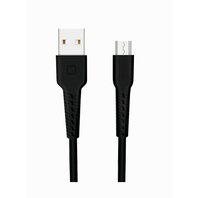 Swissten Datový kabel USB/ micro USB 1,0 m černý