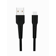 Swissten Datový kabel USB/ USB-C 1,0 m černý
