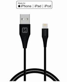 Swissten Datový kabel TPE USB / Lightning MFi 1,2 m černý