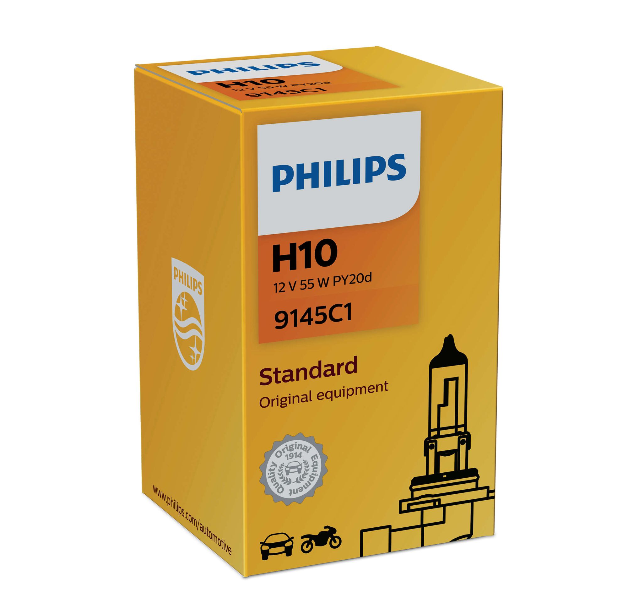Philips Vision 9145C1 H10 PY20d 12V 45W 1 ks