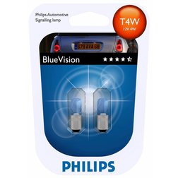 Philips BlueVision 12929BVB2 T4W BA9s 12V 4W blistr 2ks